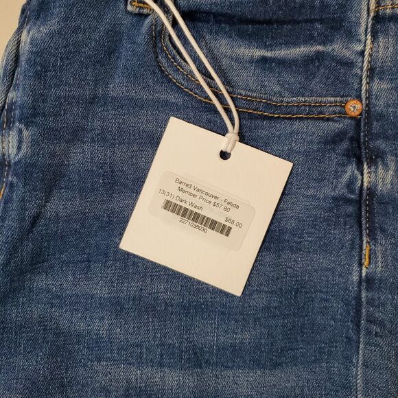 I&M Jeans U.S.A. Juniors 13 Mom Jeans Medium Wash NWT - Picture 9 of 15